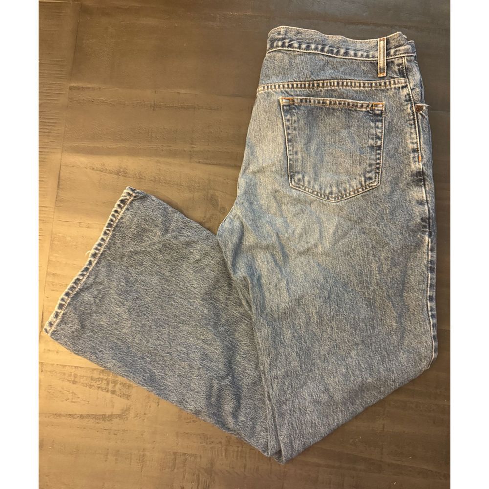 Men's Mossimo Wide Leg Button Fly Y2K Era Jeans - Sz 34 x 30